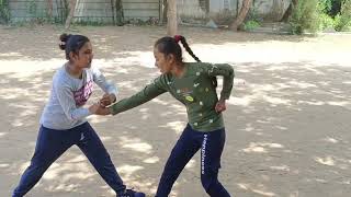 school girls self defense training mayur parmar.