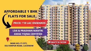 Affordable 1 BHK Flats for Sale Near HCL IT City Sultanpur Road,  Lucknow | ☎+91-7428092718