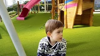 Playing Rolling Down a Hill - Playground Play Park  Fun Kids