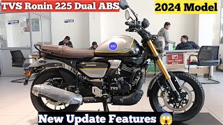 All New 2024 TVS Ronin 225 Dual ABS OBD-2 Details Review | On Road Price New 😱 Update Features