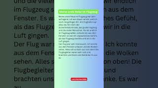 Meine Erste Reise im Flugzeug | #german #GermanForBeginners #deutschlernen #lernedeutsch #foryoupage