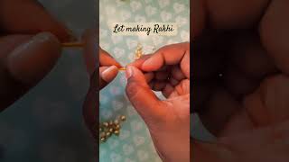 DIY Rakhi making #shorts #diy #youtubeshorts #viral #craft #youtube #subscribe #rakhi #diyideas