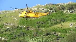 RAF Sea King in Barmouth