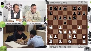 Ding Liren beats Alireza Firouzja in sharp game! / Khanty-Mansiysk FIDE World Cup 2019