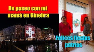 ❤️🤍❤️FIESTAS PATRIAS PERÚ, 28 JULIO, SE FUE LA LUZ!🤣,CAMINANDO DE NOCHE EN GINEBRA🇨🇭| VIVIR EN SUIZA