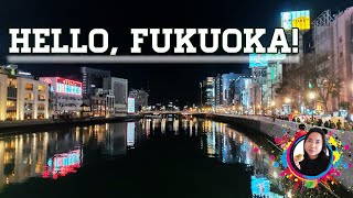 FUKUOKA VLOG: Arriving in Fukuoka, Going to Hostel and Dinner in Yatai