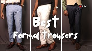 Best Formal Trousers a Man can Own | look stylish in these Dress pants