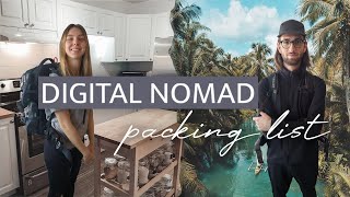 Packing for long-term travel as digital nomads (carry-on only) | Episode 02