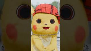 Cute Pokemon Pikachu in a red hat #pikachu #short #shorts #pokemon  #pokémon #funny #cute