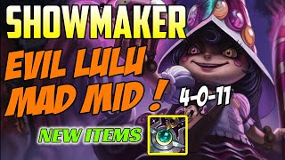 DWG Showmaker Plays LULU Mid vs Seraphine Challenger Gameplay New Items Season 11 Moonstone Renewer