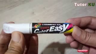 Cara Penggunaan Color Easy Pen penghilang baret Pelindung cat mobil anti air