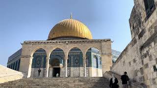 The west side of the Dome of the Rock in Jerusalem.耶路撒冷金顶清真寺西侧 20241015