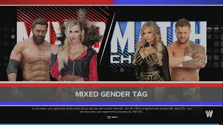 WWE 2K24 Archangel and Charlotte Flair vs Karrion Kross and Scarlett