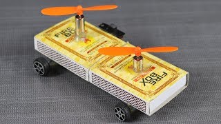 How To Make Powerful Mini Matchbox Toy Car at helicopter at Home - Matchbox Toy Car