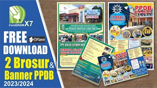 FREE DOWNLOAD BANNER/BROSUR PPDB 2023