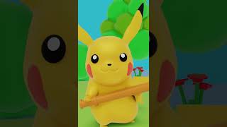 Pokémon Pikachu and Charmander play basketball - 3d funny movie song animation for kids! #short