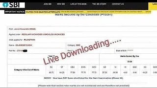 SBI Clerk Result 2022 SBI Clerk Result 2022 – Out How To Download SBI Clerk Result 2022 – Out SBI