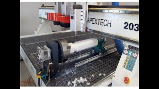 Multi head 2030 CNC Router with 3 Spindles