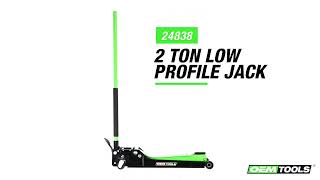 OEMTOOLS 24838 2 Ton Low Profile Jack