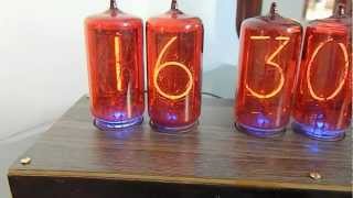 Electronic Clock with 6 digits Z566M Nixie Tubes