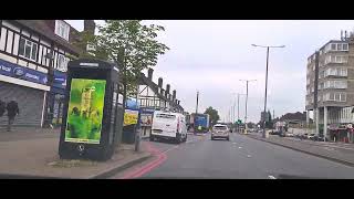 Driving on Chertsey Road Twickenham