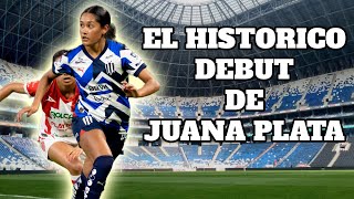 JUANA PLATA hace historia con su DEBUT en las RAYADAS de MTY y su equipo ganó 7-0 al NECAXA