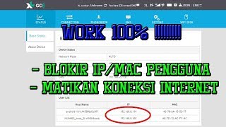 Work 100 Persen!!!! Cara Ampuh Blokir dan Matikan Internet Pengguna - Mifi XL Go