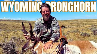 Wyoming Pronghorn Hunt Rollercoaster Ride with a Surprise Ending (With a Recurve Bow) Field to Table