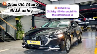 💥Mazda 3 luxury 2023 chạy 10.000km sơn zin 99%, đã phủ ceramic quanh xe LH: 0372988836