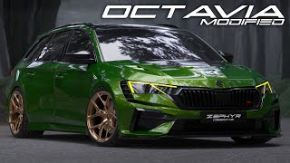 Skoda OCTAVIA VRS Combi 2024 Facelift HARDCORE Widebody MODIFIED Concept