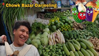 Darjeeling Chowk Bazar ma sabji kindai, Aama lai koseli Darjeeling bata 😅 | Back to home