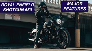 Royal Enfield Shotgun 650 - Major Features -