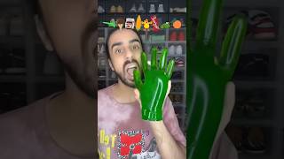 Food ASMR Eating a Gummy Hand and other Snacks!🤤