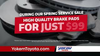 Yokem Toyota | Spring Service - Brakes