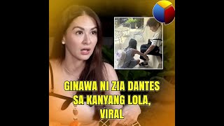 Ginawa ni Zia Dantes sa kanyang Lola, Viral