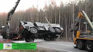 Army tank truck accident - Poland