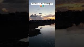 🌅🏞Every Sunset brings the promise of a new dawn | Amazing! #sunset #river #shorts #zeusandathenatv