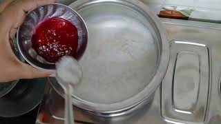 Strawberry flover Meggie ki kheer by Rajnikant Parekh