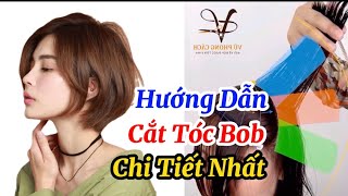 Hướng Dẫn Cắt Tóc Bob Chi Tiết Nhất,Đăng Ký Kênh( Học Nghề Tóc )Để Xem Nhiều Video Hơn #HocNgheToc