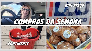 Compras de Supermercado da Semana no Mini Preço e Continente | Célia Santiago