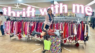 THRIFT WITH ME // can I thrift an *ENTIRE* Summer outfit??