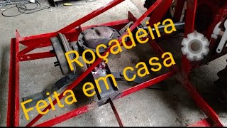 Roçadeira fabricada em casa com diferencial de Chevette ⚙️🛠️