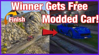 Whoever Makes it on top Of Mount Chiliad First Gets A Free Modded Car! GTA 5