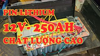 Bình PIN Lithium 12V 250AH dùng để KÍCH CÁ Siêu Rẻ  LH 0332615628