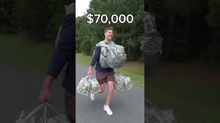 Mr beast running with millions 🤣 #shorts #youtube #mrbeast #funny #funnyvideo