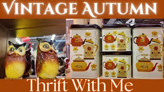 🍁 NEW 🍁 THRIFTING FOR FALL VINTAGE DECOR