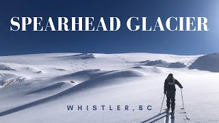 Ski-touring around Spearhead Glacier