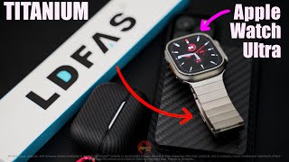 LDFAS Curved Buckle Titanium Apple Watch Ultra Band #apple #applewatchultra #titanium #malaysia