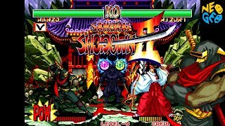 Samurai Shodown II ~ Shin Samurai Spirits: Haohmaru Jigokuhen ~ Hanzo Hattori ~ (1cc) ~ (Neo • Geo)