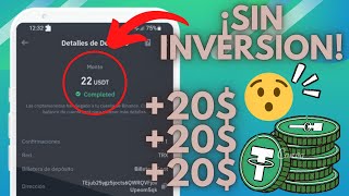 🔥¡+20$ SIN INVERTIR! ¡COMO GANAR DINERO USDT LITECOIN Y RUBLOS SIN INVERSION + COMPROBANTE DE PAGO!